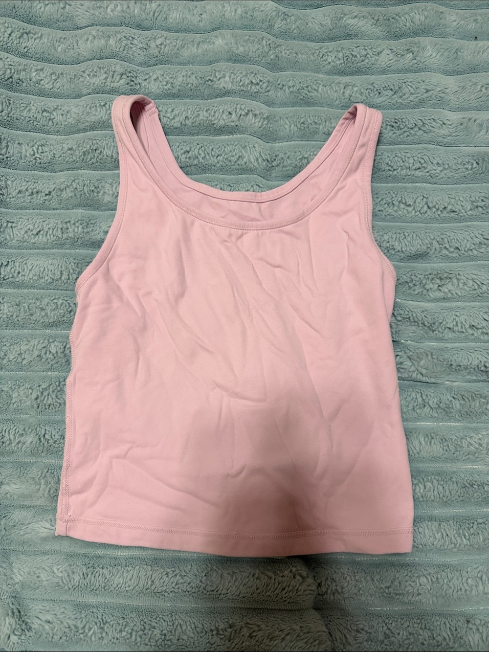 CRZ YOGA Light Pink Scoop Neck Tank Top